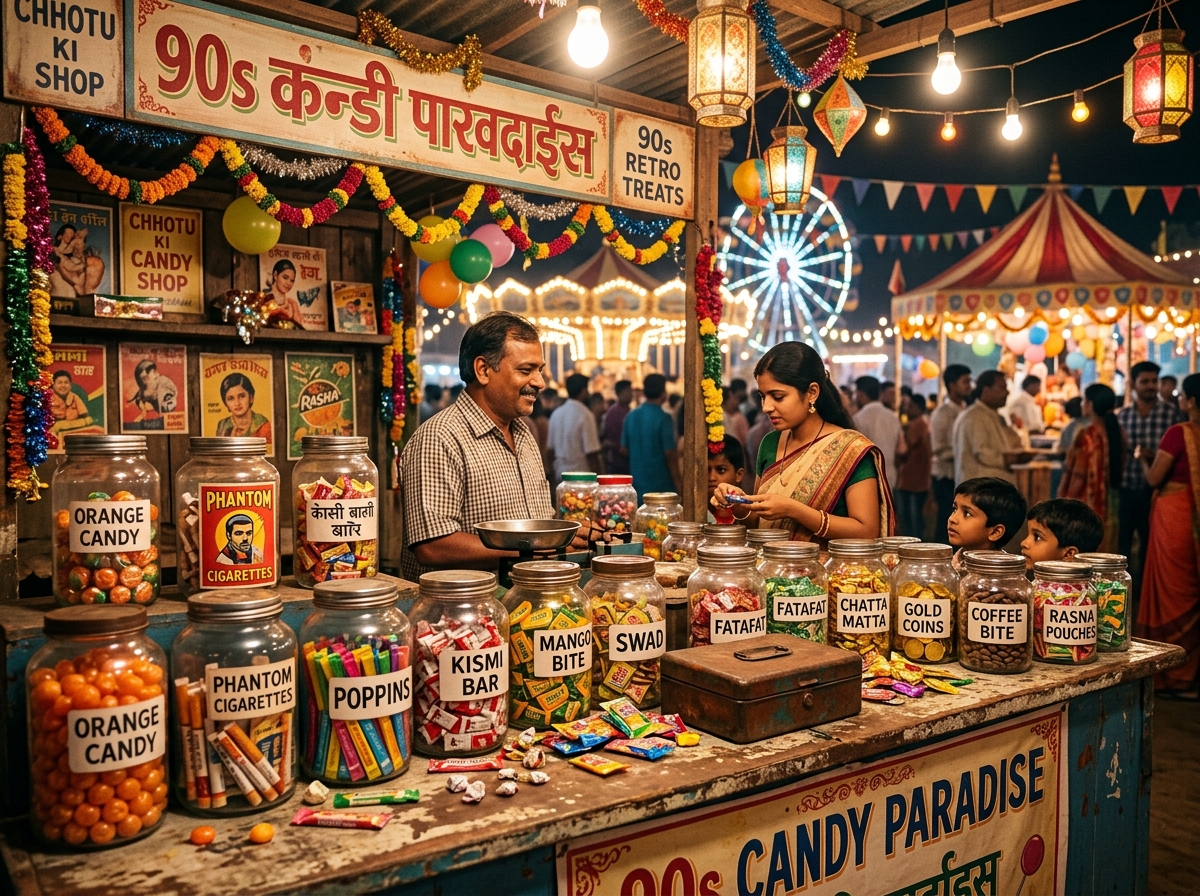 90's Nostalgia Candy Stall